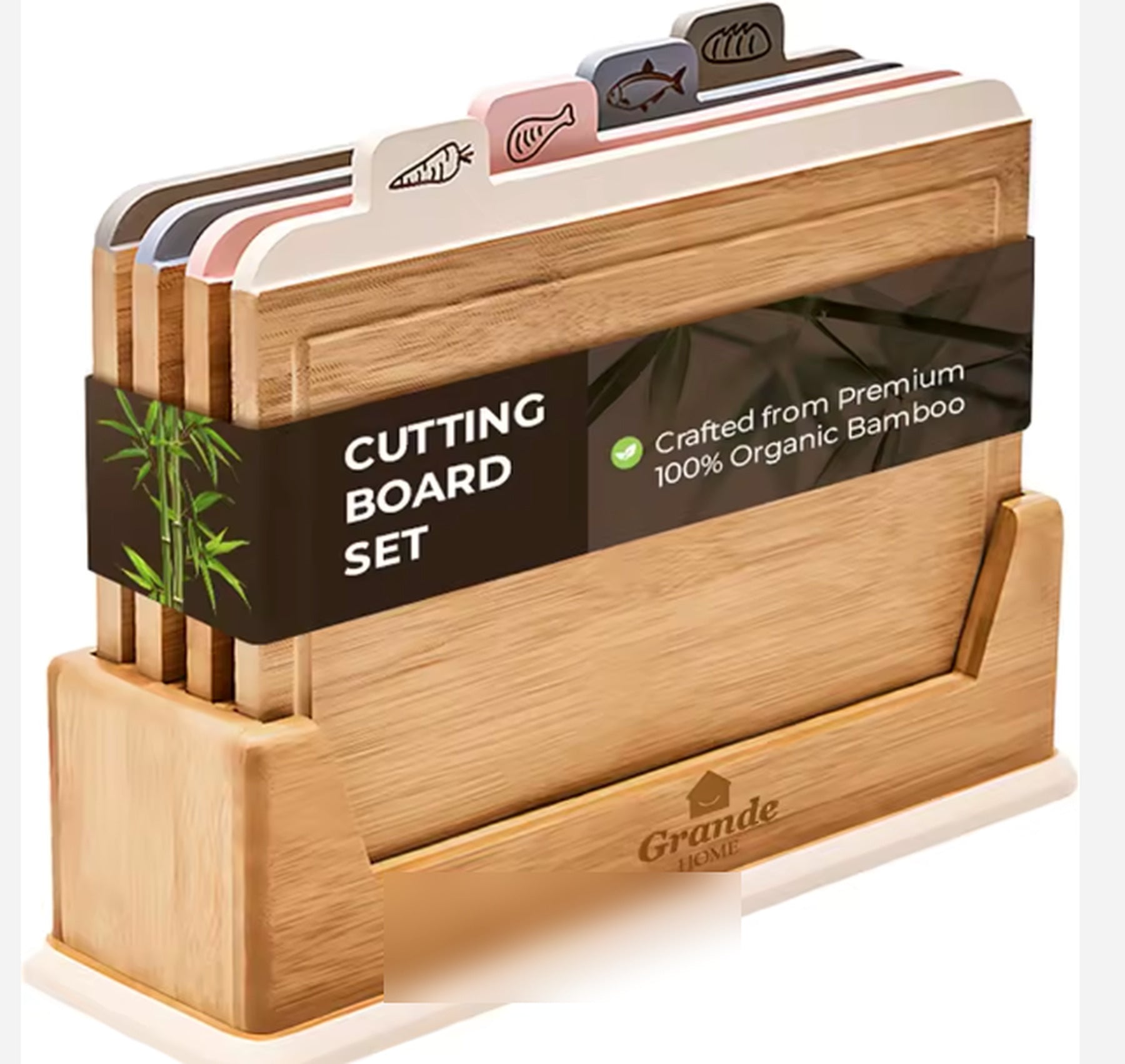 Bamboo Cutting Board Set