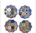 Bohemian Ceramic Coaster Set